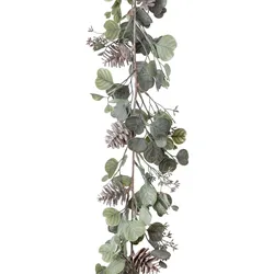 Kunstpflanze Eukalyptus Grau/Grün