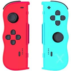 Lexip Twinpads Red and Blue (Switch), Gaming Controller, Blau, Rot