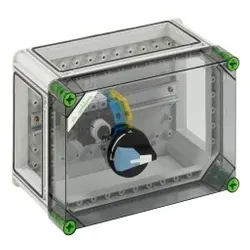 Spelsberg 03210801 Trennschaltergehäuse, Schutzart IP65, Schlagfestigkeit IK08, Schutzklasse II, Bemessungsspannung 690V AC, Bemessungsspannung 400V