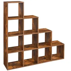 VASAGLE Bücherregal 150/29/129,5 cm braun