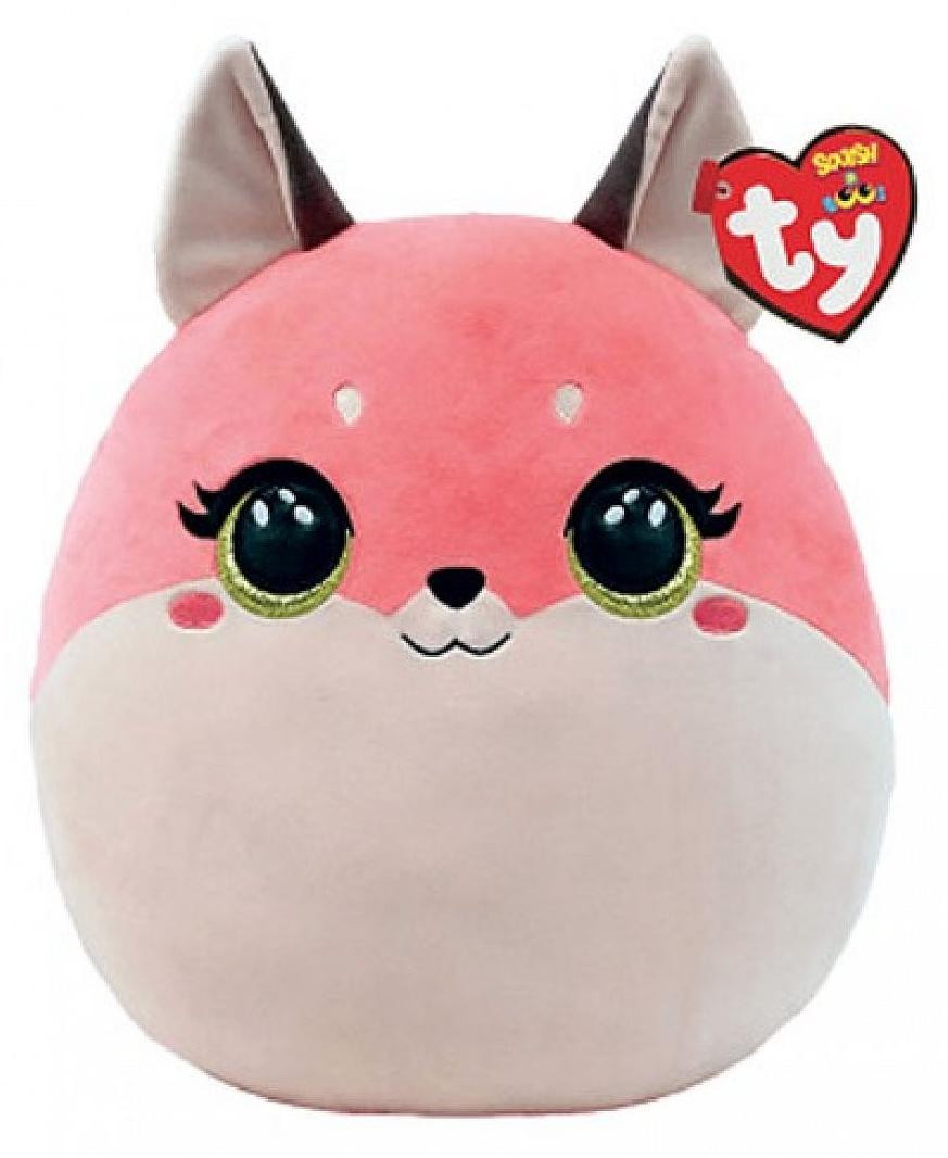 TY Squish A Boo knuffelkussen vos Roxie, 20 cm