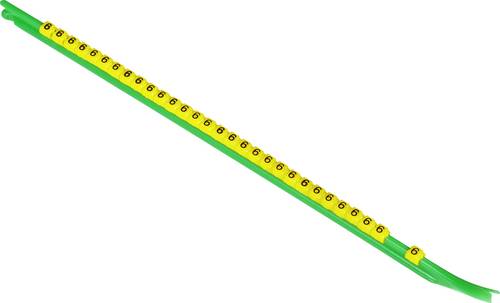TE Connectivity STD03Y-1 Kennzeichnungsclip Aufdruck 1 Außendurchmesser-Bereich 1.90 bis 2.65mm 197036-000