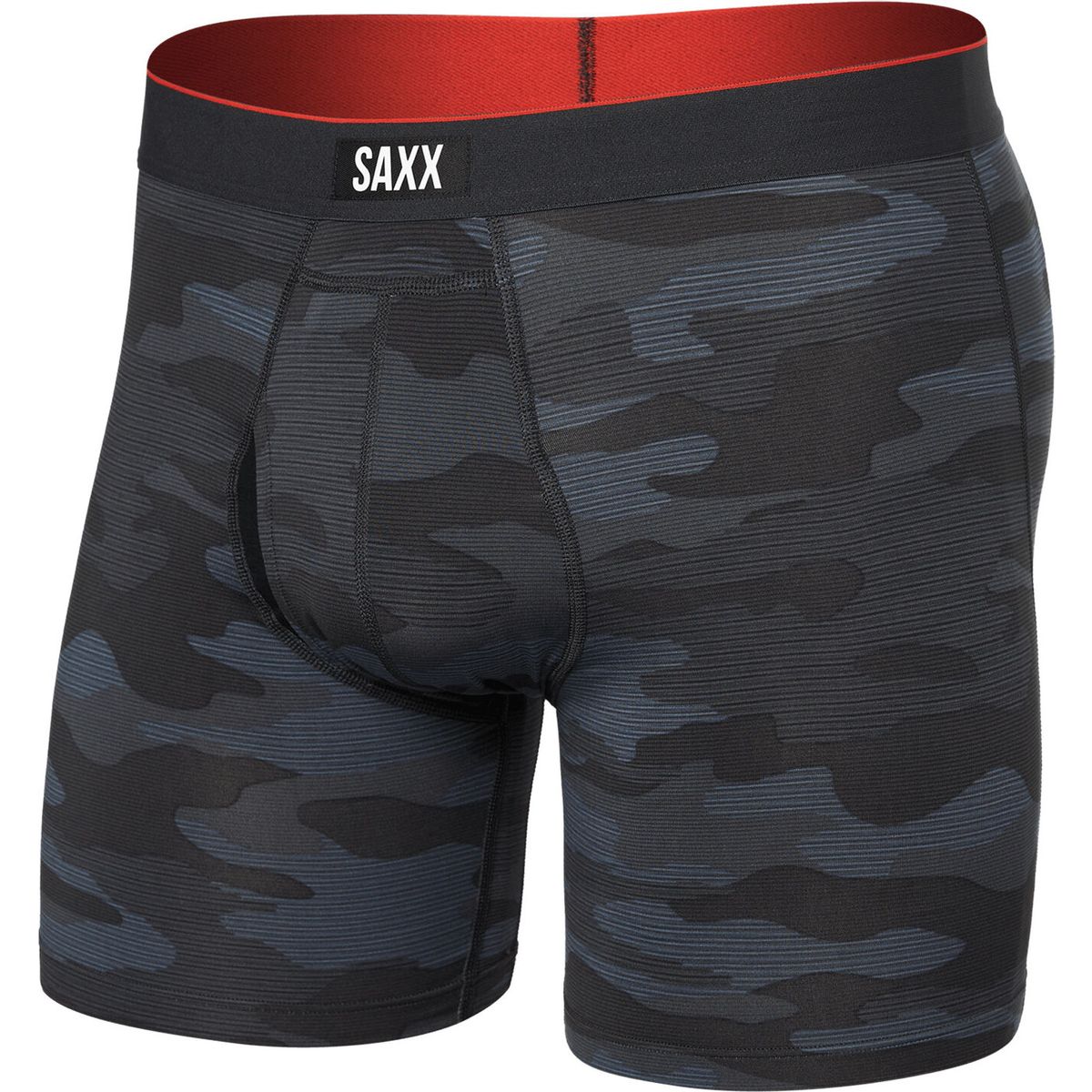 Saxx Multi-sport Mesh Boxer Brief FLY remote camo- faded black (REC) L SXBB75F-REC-L