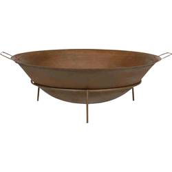 Siena Garden Feuerschale mit Tragegriff Grill-Fläche (Durchmesser)=610 mm Braun 657163
