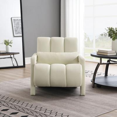 Direct Wicker Modern Linen Fabric Upholstered Accent Chair