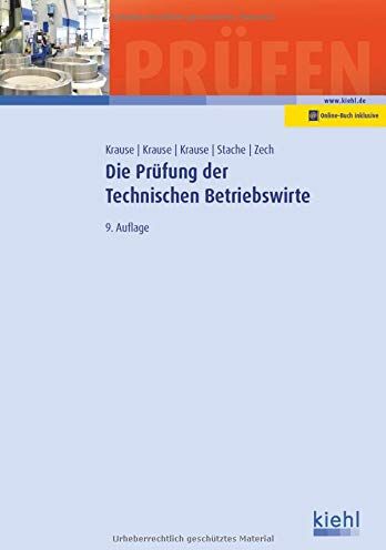 Günter Krause - Die Prüfung der Technischen Betriebswirte - Preis vom 10.10.2026 11:48:34 h