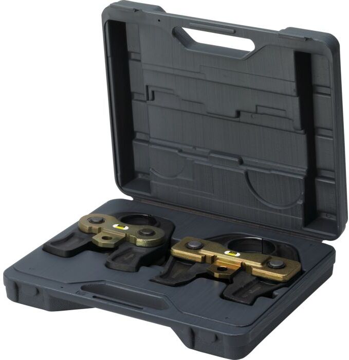 Viega Pressbackenset 612191 50/63mm, Stahl phosphatiert