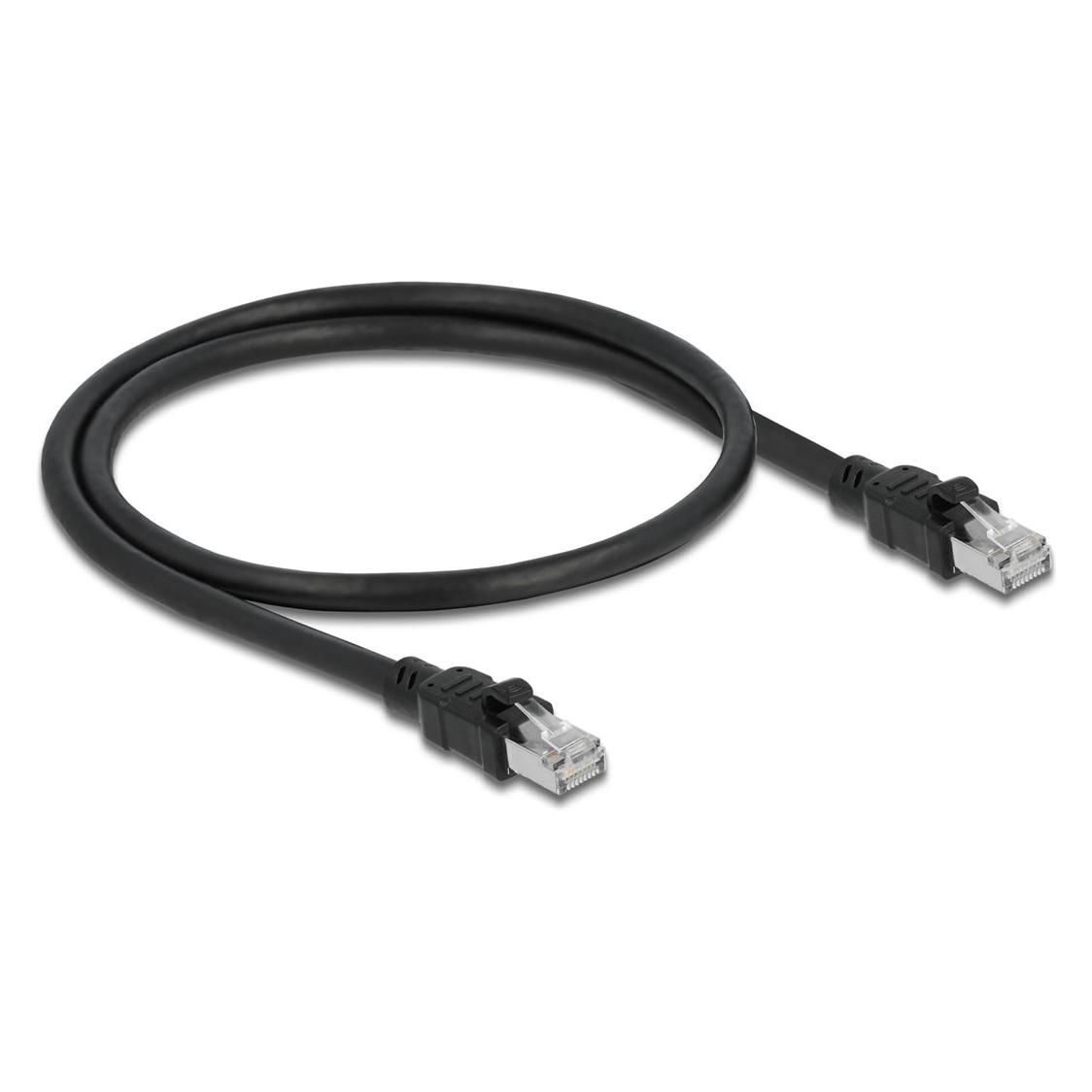 Delock Netzwerkkabel RJ45 Cat.6A F/UTP mit innerem Metallmantel 0,5 m (F/UTP, CAT6a, 0.50 m) (80112)
