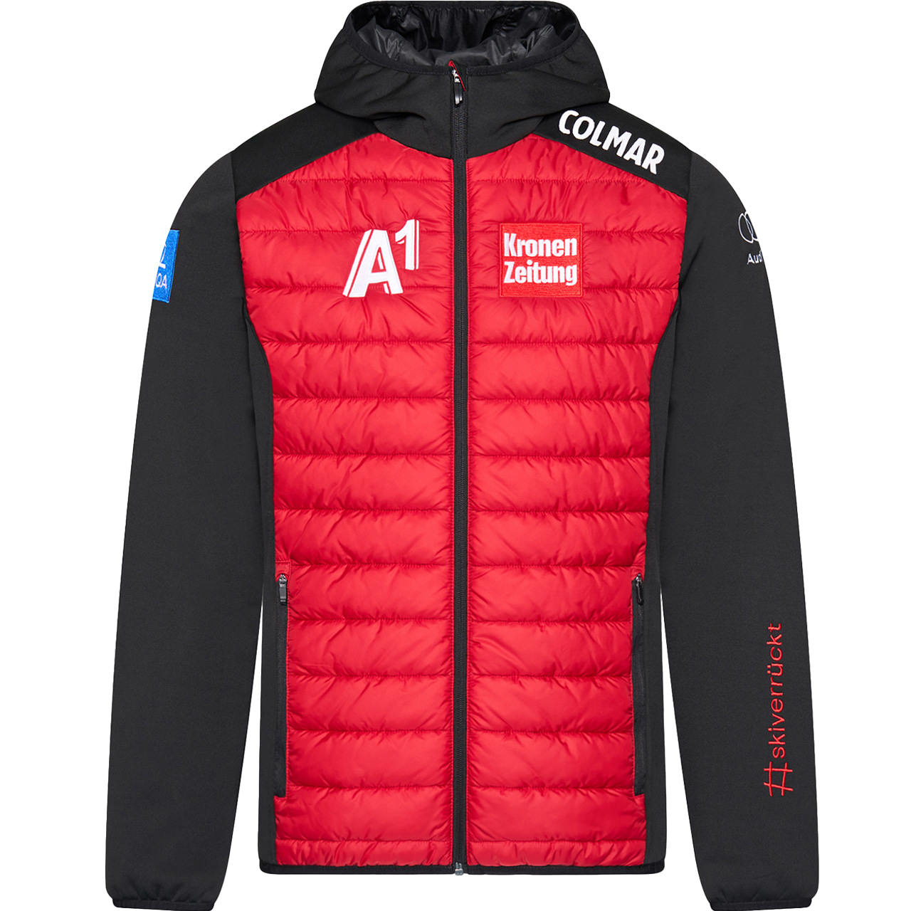 Colmar Herren Isolationsjacke TEAM AUSTRIA indian red/black - 50