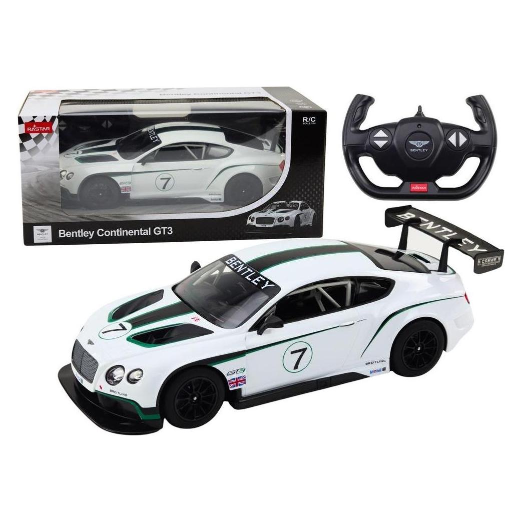 Rastar Bentley Continental GT3 RC 1:14 weiss (52930943)