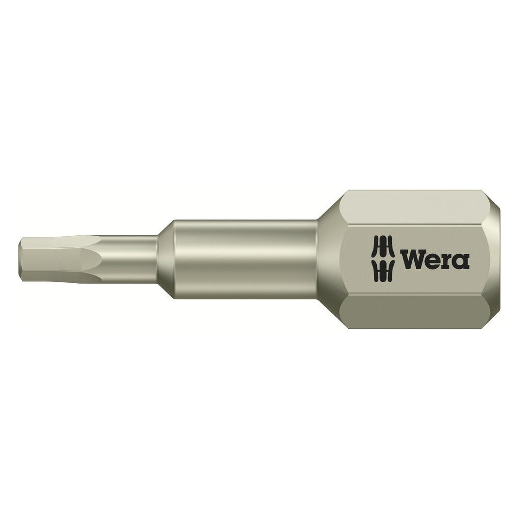 Wera 3840/1 TS Bits, Edelstahl (Innensechskant) (61986239x10)