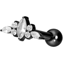 Titan Ohrpiercing mit Innengewinde DESIGN