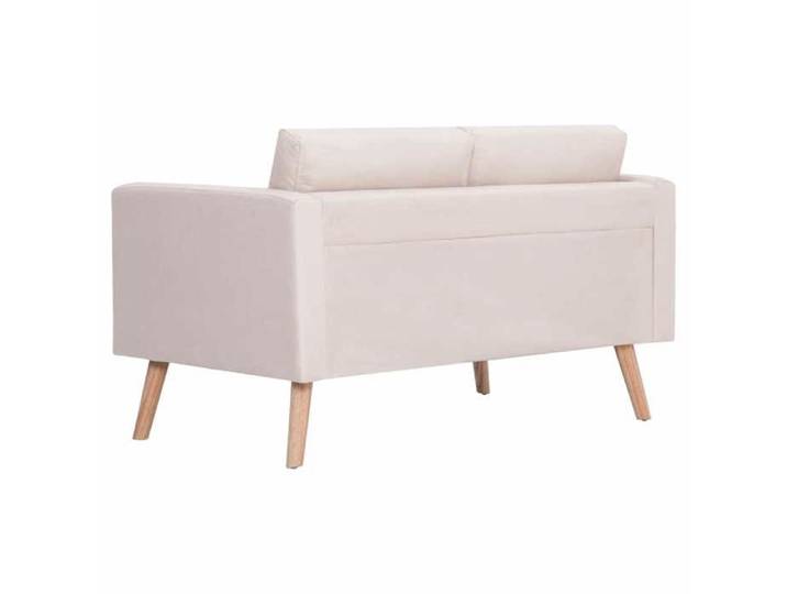 Canapé à 2 places - NANAS - Sofa-2 PERSONNES - Loveseat - Tissu Crème C9165730