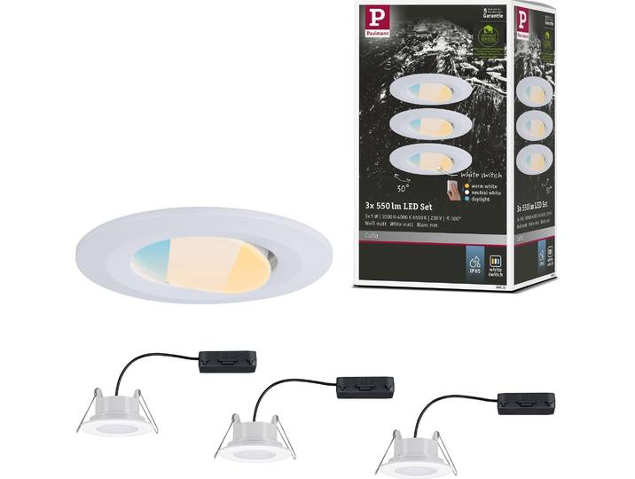 Paulmann LED Einbauleuchte Calla Basisset schwenkbar