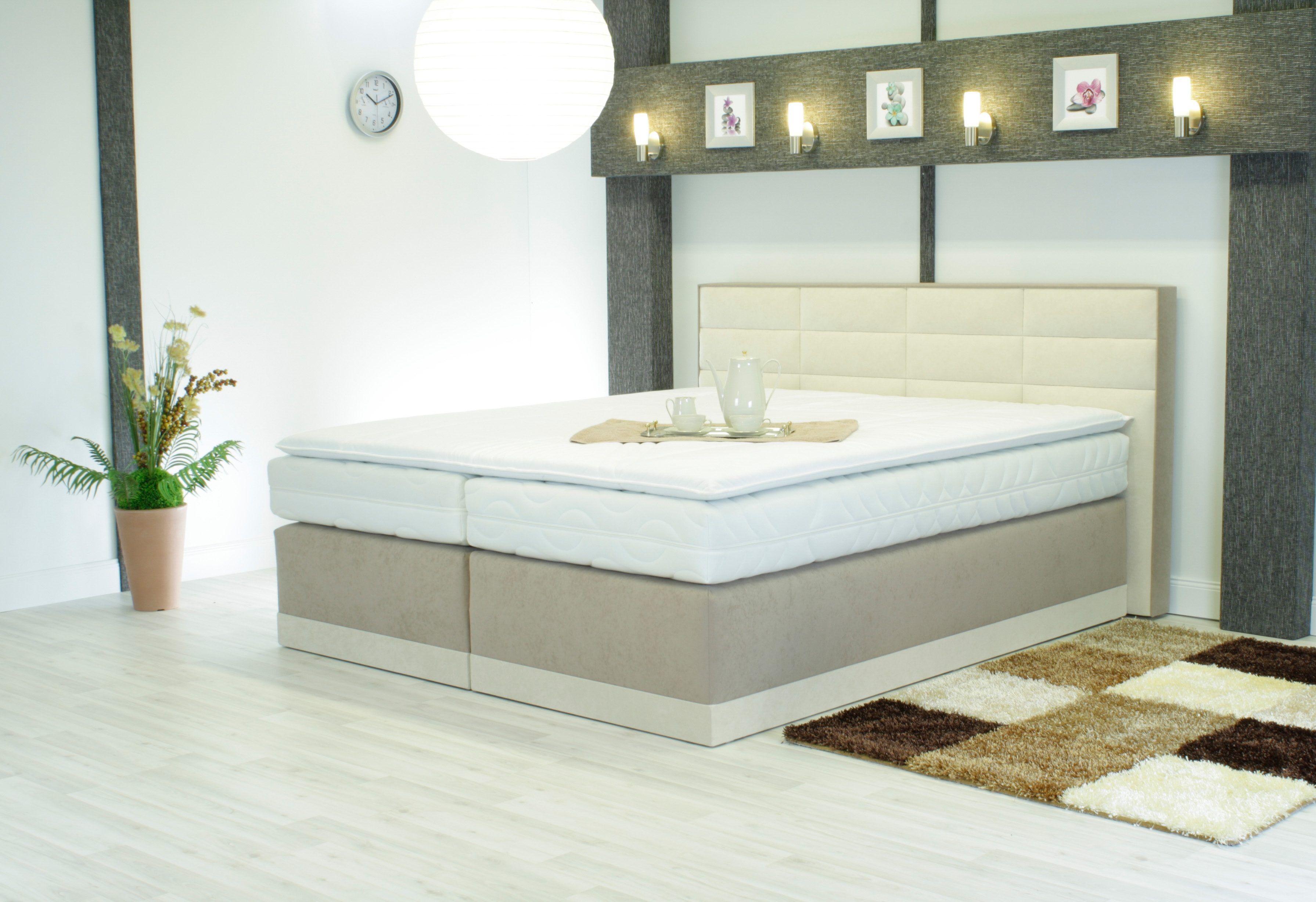 Topper, weiss (altweiß), B:200cm L:200cm, Polyester, WESTFALIA SCHLAFKOMFORT, Topper, Topper, Raumgewicht: 35 altweiß B/L: 200cm x 200cm (1 Stk.)