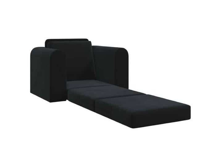 KTHLBRH Schlafsofa schwarz 98 x 71 x 83 cm Samt Minimalistisches Design, weiche Haptik, ideal für Wohnzimmer, robuste Struktur