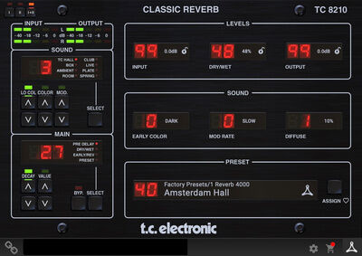 tc electronic TC 8210 Classic Mixing Reverb