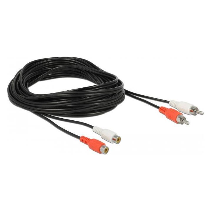 Delock 85807 Audio-Kabel 2 x RCA (5 m, Cinch Kabel) (85807)