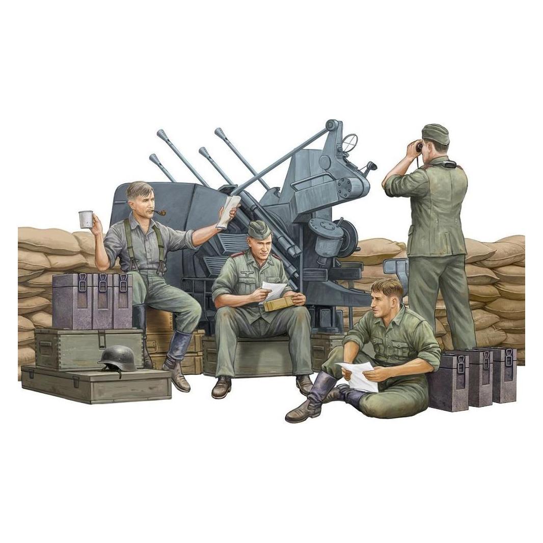 Trumpeter German Anti-Aircraft Gun Crew (00432)