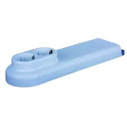 PROTEC Fußleistensteckdose PFLSD 2fach weiß