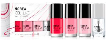 NOBEA Day-to-Day 4-Piece Gel-like Nail Polish set conjunto de vernizes de unhas Ultimate Lemonade . Day-to-Day 4-Piece Gel-like Nail Polish set