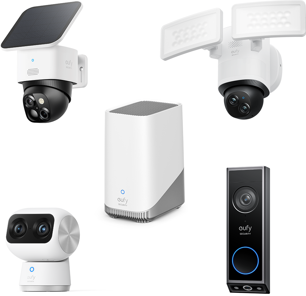 eufy Dual Camera Bundle + HomeBase S380 White