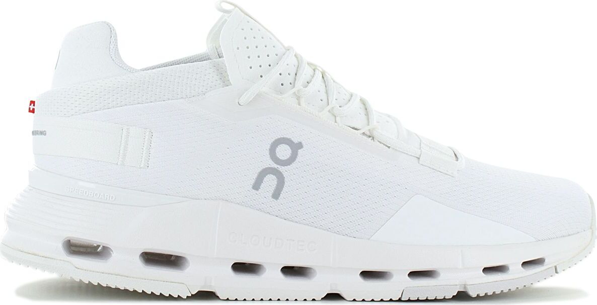 ON Running Cloudnova 2 - Herren Sneakers Schuhe All-White 3ME30210108 , EU 47 US 12