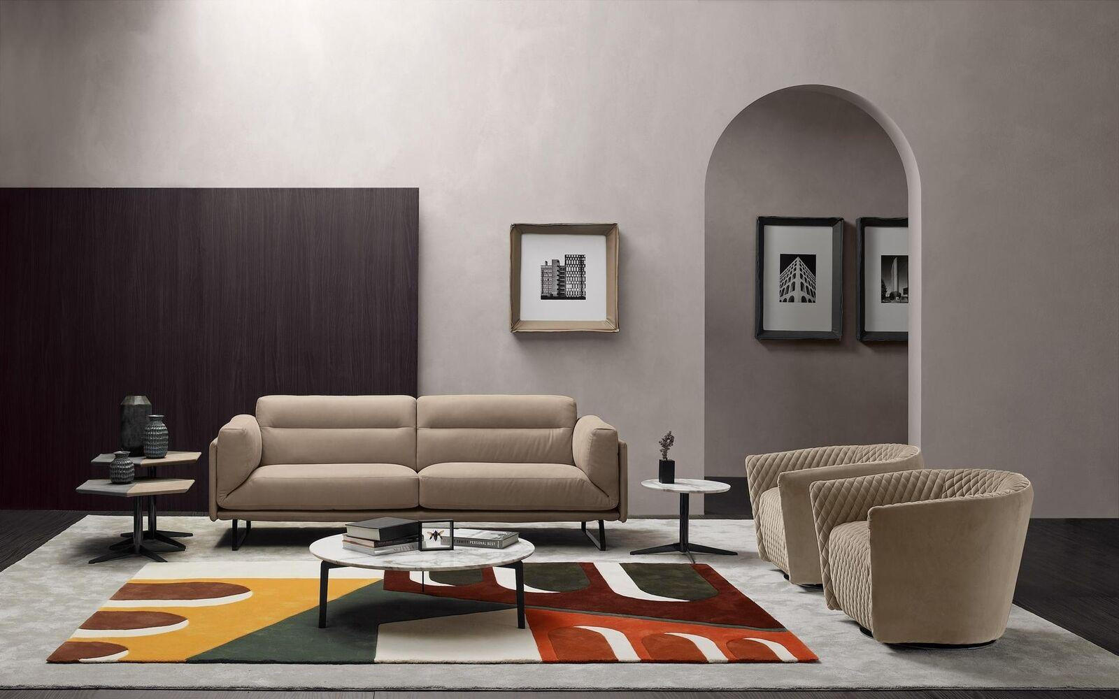 Prianera Moderne Ledersofa voor de Woonkamer