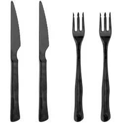DAHEIM Steakbesteck Ollin 4tlg. Edelstahl Schwarz