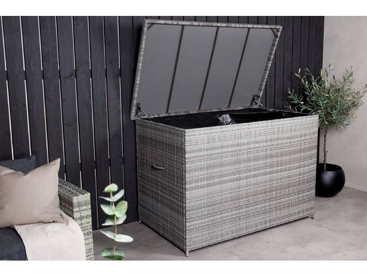 Garten Kissenbox Brisbane - Verfügbar in Grau, Schwarz und Natur - Grau - Luxusbetten24