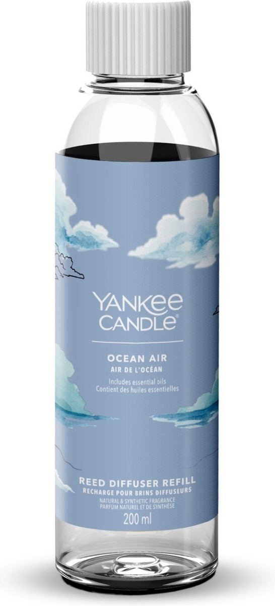Yankee Candle Navulling voor Geurstokjes Ocean Air 200 ml