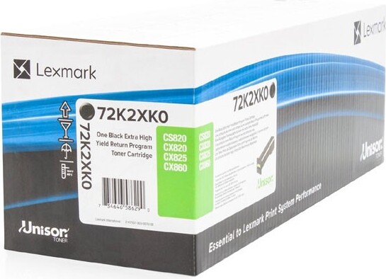 Lexmark 72K2XK0, 33000 Seiten, Schwarz, 1 Stück(e)