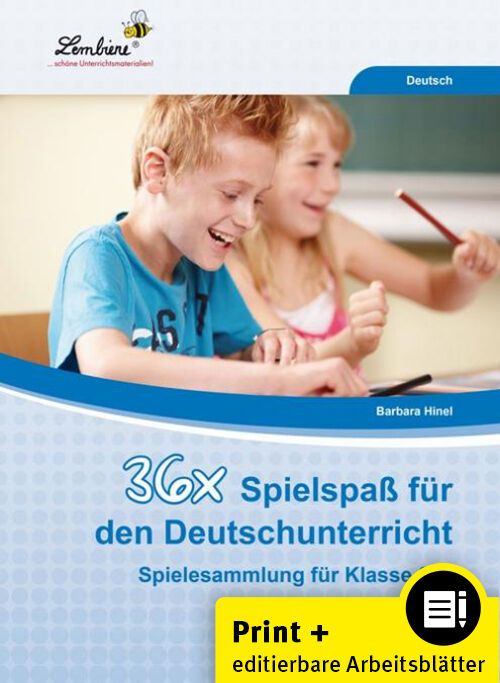 Lernbiene 36x Spielspaß für den Deutschunterricht