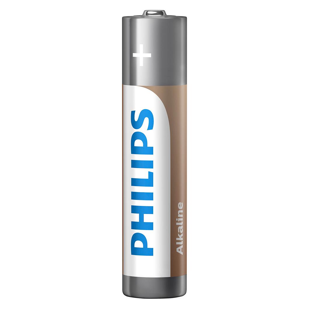 Philips Alkaline Pila AAA Lr03 Blister*4 (4 Stk., AAA) (LR03A4B/10)
