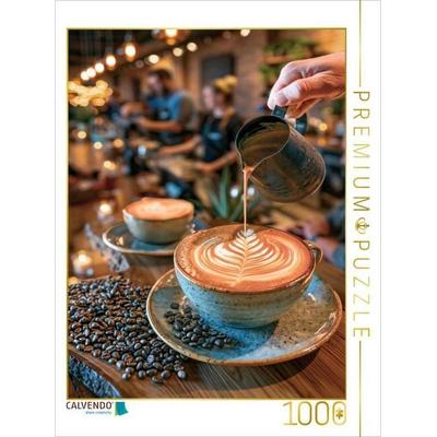 CALVENDO Puzzle Eine perfekte Latte Art | 1000 Teile Lege-Größe 64x48cm Foto-Puzzle für glückliche Stunden, von , Calvendo Puzzle