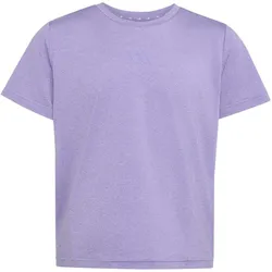 adidas Sport Icons Melange Trainingsshirt Mädchen KQ6151 - magic lilac/frozen purple/magic lilac 152