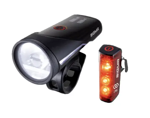 Sigma Fahrradbeleuchtung Set Aura 100 Set w/ Blaze Link (screw mount) LED akkubetrieben
