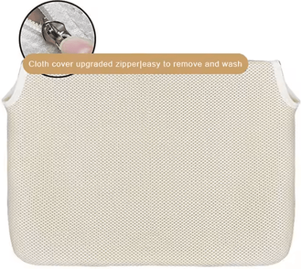 Inspire Curations SunnyNest Foldable Cat Window Hammock With Strong Suction Cups replace Cover 30x52