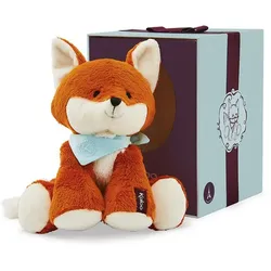 Kaloo Plüsch-Fuchs Paprika – Kuscheltier mit Greifelementen in Geschenkbox für Babys ab Geburt