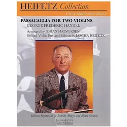 Passacaglia for Two Violins: For Violin and Piano Critical Urtext Edition Heifetz Collection, Fachbücher von Georg Friedrich Händel