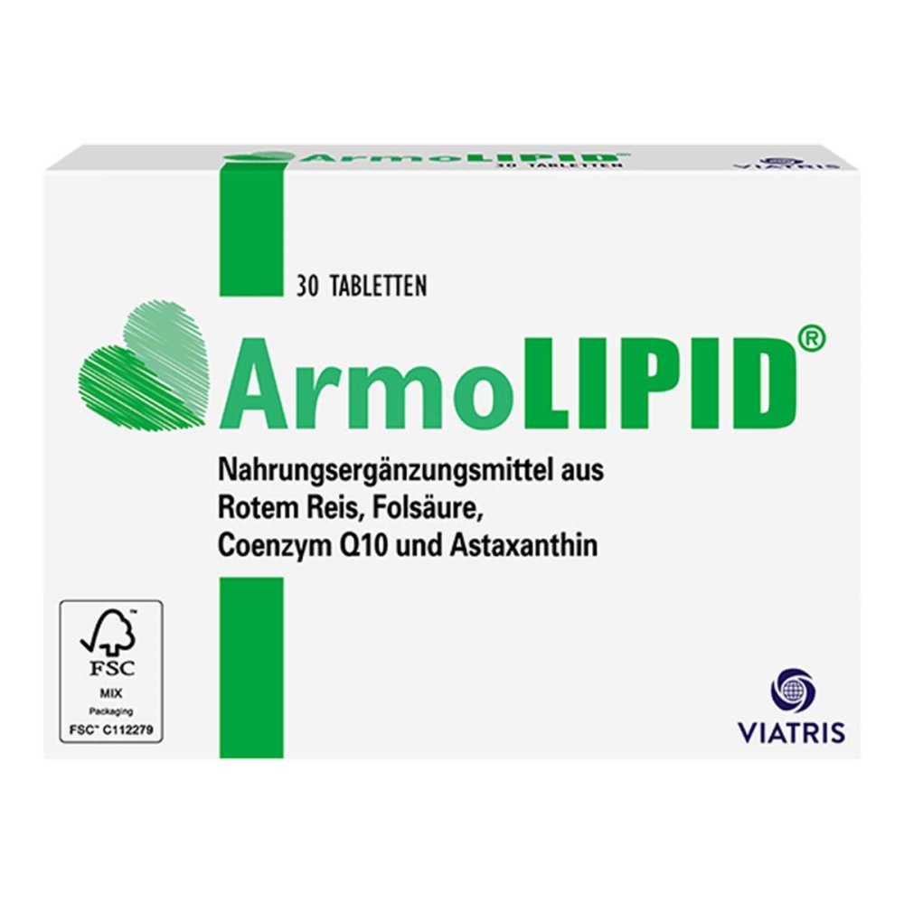 Cooper Consumer Health Deutschland GmbH ArmoLIPID - roter Reis Kapseln mit Folsäure, Q10, Astaxanthin 01926188