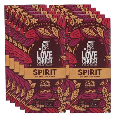Lovechock Spirit Rich Dark x10 10x70 g Schokolade