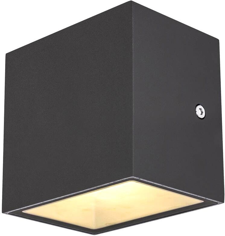 Slv Sitra Cube Wl, Led Outdoor Wand- Und Deckenaufbauleuchte, Anthrazit, I - Stand-, Wand- Und Deckenleuchten (Outdoor)