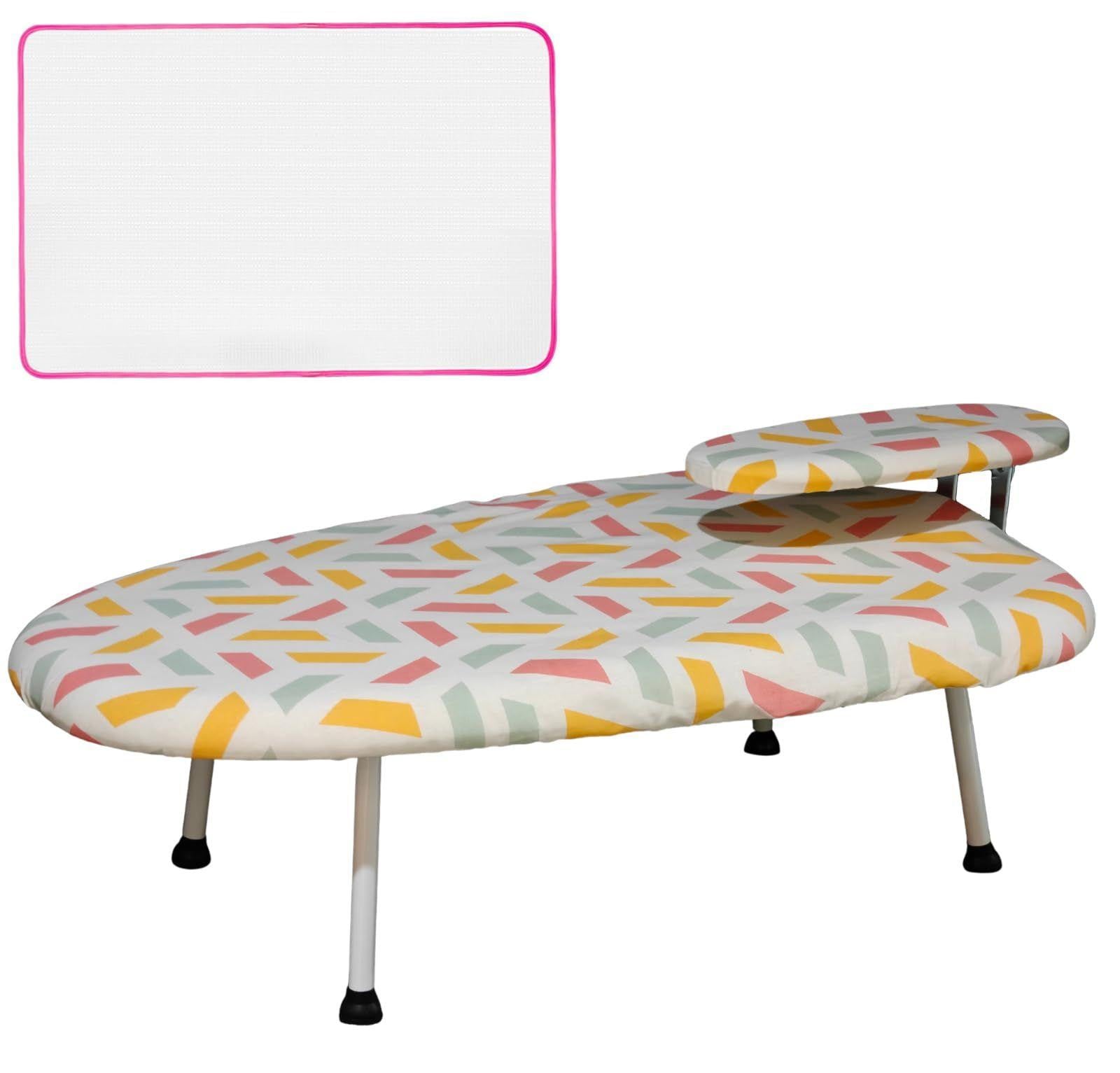 Lustrens Kleine Opvouwbare Tafelstrijkplank, Compact en Ruimtebesparend