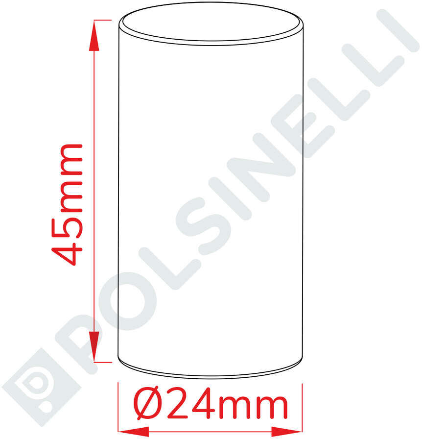 Polsinelli Bouchon en liège plein 24x45 (100 pcs)