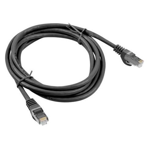 Lanberg PCF6-10CC-0100-BK Patchcord RJ45 cat.6 FTP 1m czarny (CAT6, 1 m) (PCF6-10CC-0100-BK)