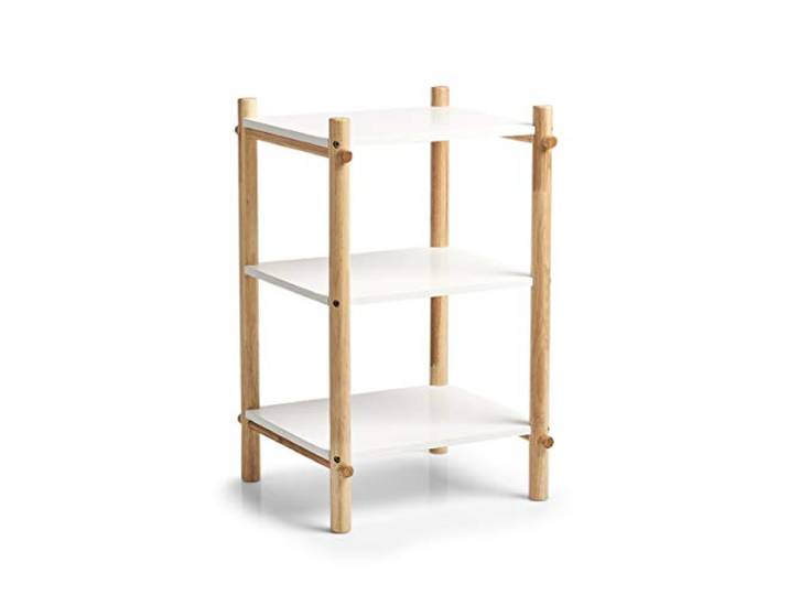 Zeller 13502 Kinder-Regal, MDF/Gummibaum, weiß