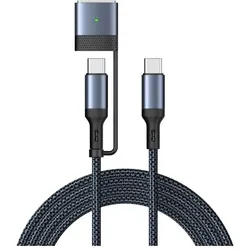 PowerGuard 2-in-1 USB-C auf USB-C und MagSafe 3 Ladekabel (2 m, 240 W), USB Kabel
