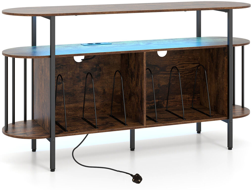 Brayden Studio Rectangle Accent Cabinet Brown 76.5cm H X 140cm W X 40cm D