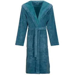 Vossen Bademantel Lynn L Mischgewebe Blau Blue